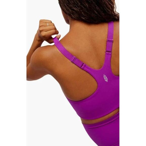 Free People Movement x HATCH Women Pink Never Better Square Neck Maternity Bra - Picture 3 of 9